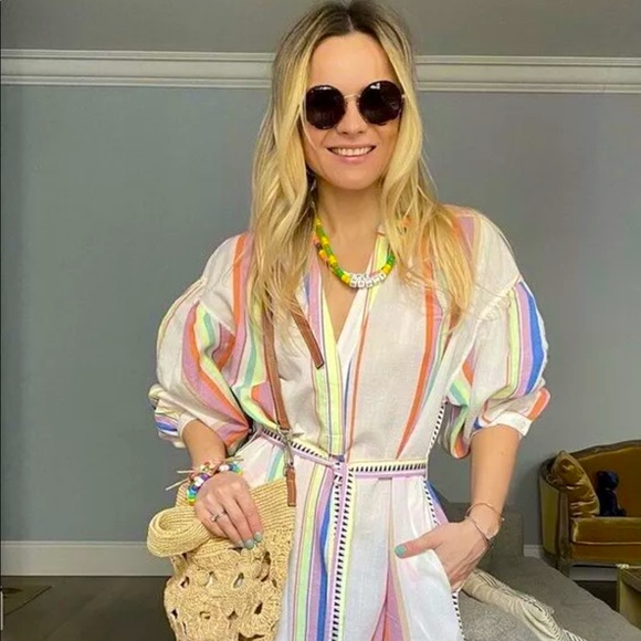 Lemlem X H&M  Midi length Kaftan Dress - Picture 4 of 16